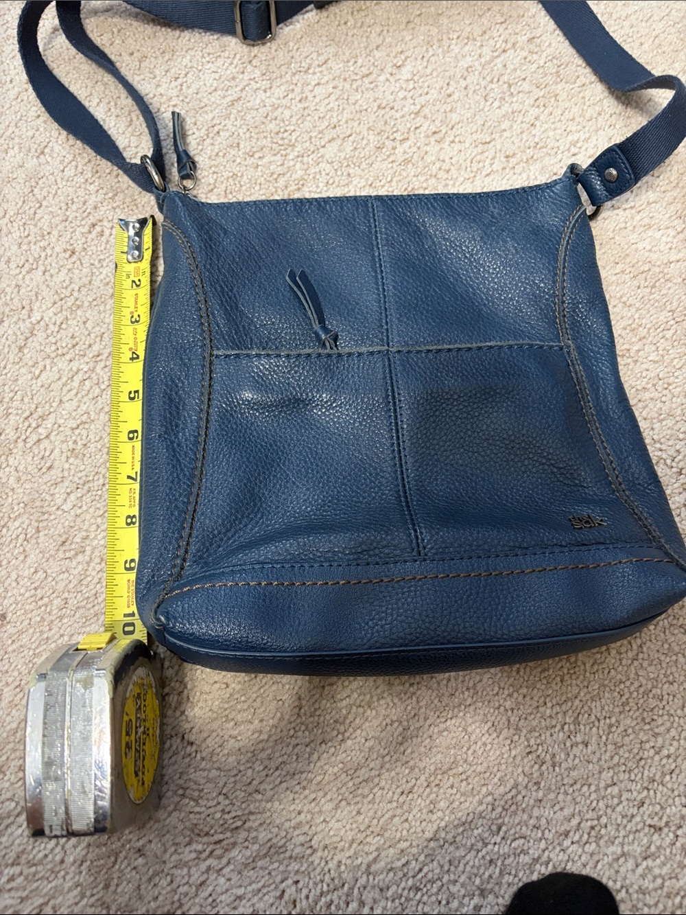 The Sak Blue Pebbled Crossbody Bag - Picture 4 of 6